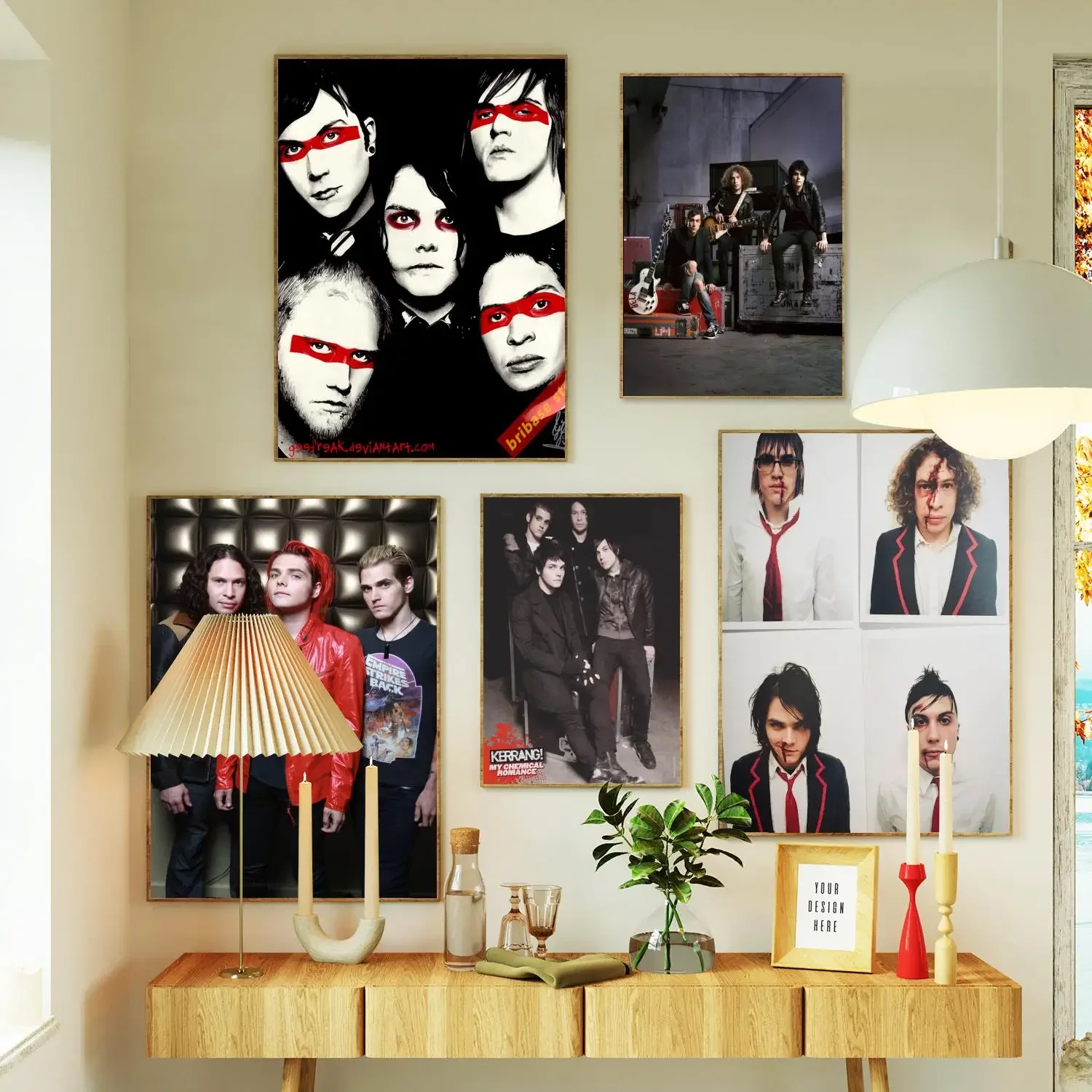 chemical romance Poster Prints Wall Art Canvas Painting Poster For Modern Family Living Room Home Decor