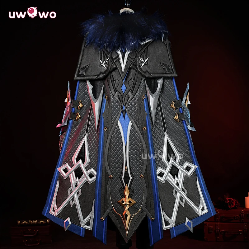 UWOWO Collab Series:Capitano Cosplay Game Genshin Impact Fatui Harbingers Il Capitan Cosplay Costume New Outfit Halloween Cos