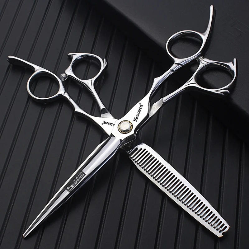 Hairdresser's exclusive hair clippers, 6.5 inch flat scissors, fish bone and tooth scissors, thin and barber hair shears