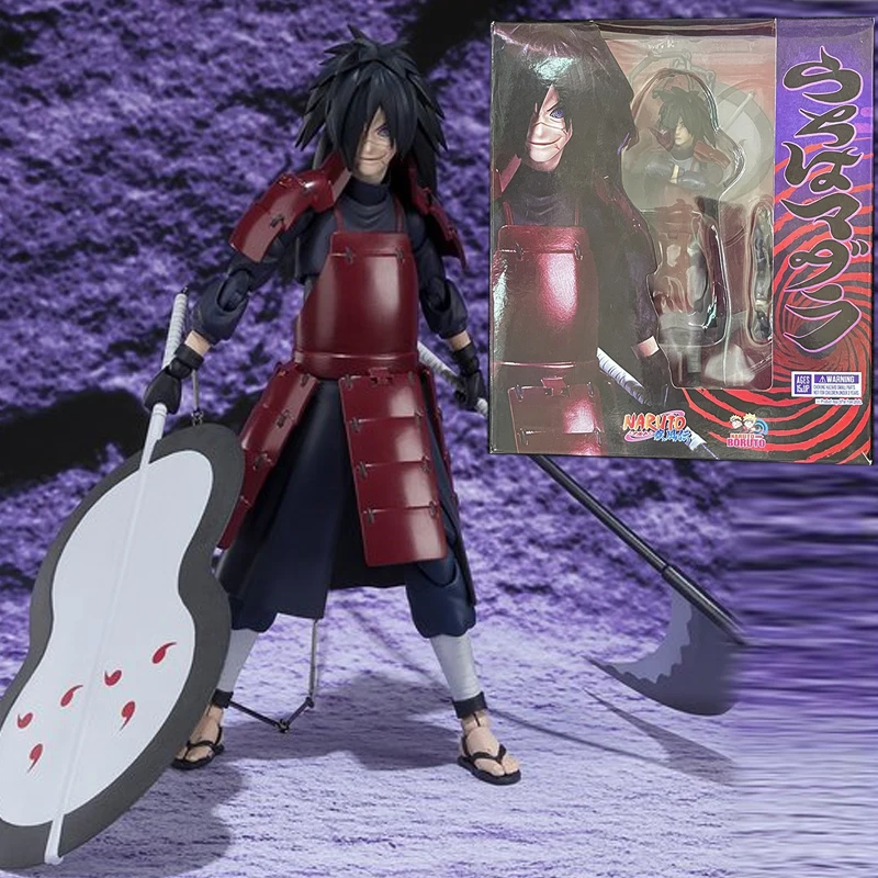 Shfiguarts Naruto Shippuden Uchiha Madara Action Figur Anime Naruto SHF Modell Sammlung Spielzeug Geburtstag Geschenke