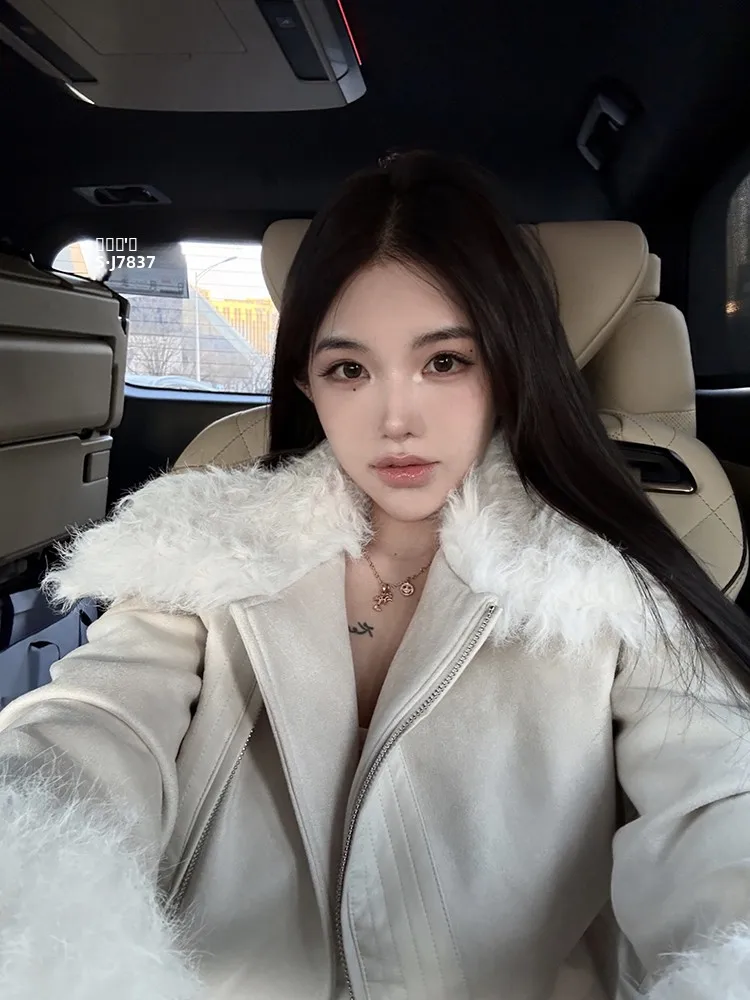 

Зимняя теплая куртка PiRui Aosphere с меховыми вставками, пуховик с эффектом пэчворк, коллекция Fujisan, зима 2025, 90% полиэстер