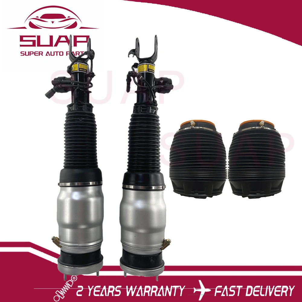 4pcs Front & Rear Air Suspension Shock Absorber Air Bags Air Springs For Hyundai Equus 2009-2016 54605-3N505 54605-3N506