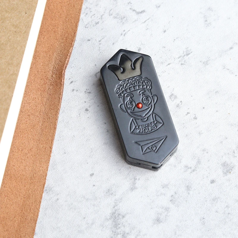 Black PEEK Mini Plane EDC Stress Relief Slider Anxiety-Relieving Sliding Toy ADHD Stress Toy Mechanical Slider Push Fidget Toy