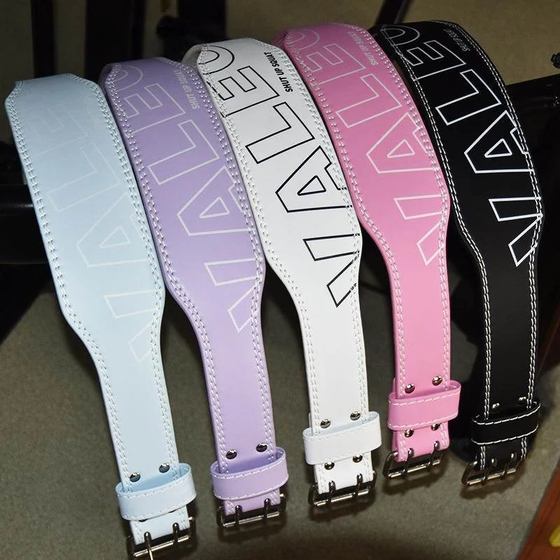 

Кожаный фитнес-ремень VALEO для мужчин и женщин, пояс для тяжелой атлетики, для глубоких приседаний, тяжелых подъемов, усиленный поддерживающий ремень, спортивное защитное снаряжение