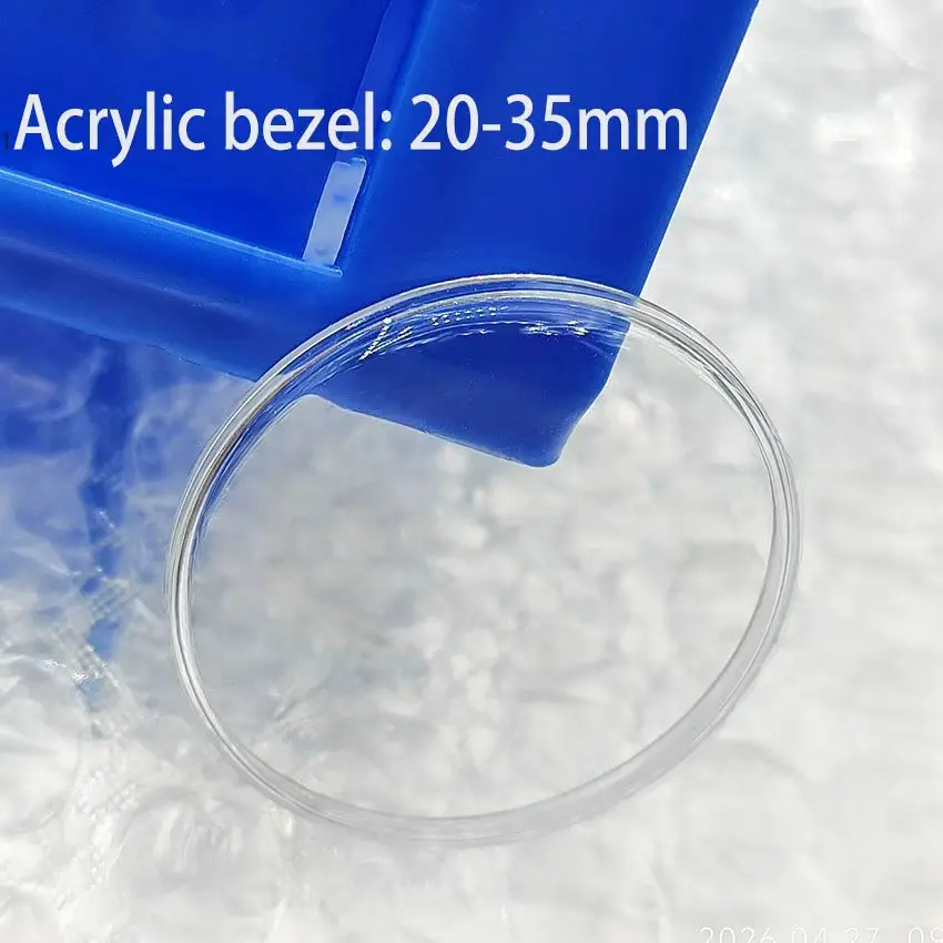 Watch lens acrylic arched plexiglass watch mirror 20-35mm ordinary watch mirror fat noodles
