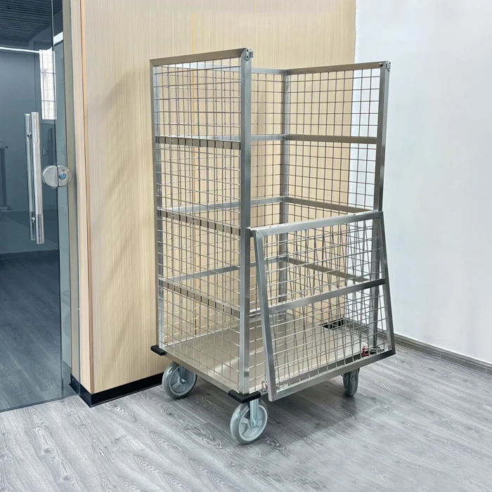 Heavy duty steel laundry tie rod cage hotel and restaurant