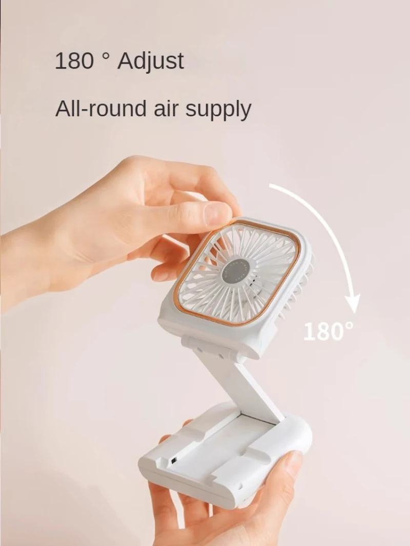 Tragbarer Outdoor-Ventilator mit Nackenbügel, Einstellbare Geschwindigkeiten, Faltbar, USB-Aufladung, Kühlgerät F30 PRO – Detail 9
