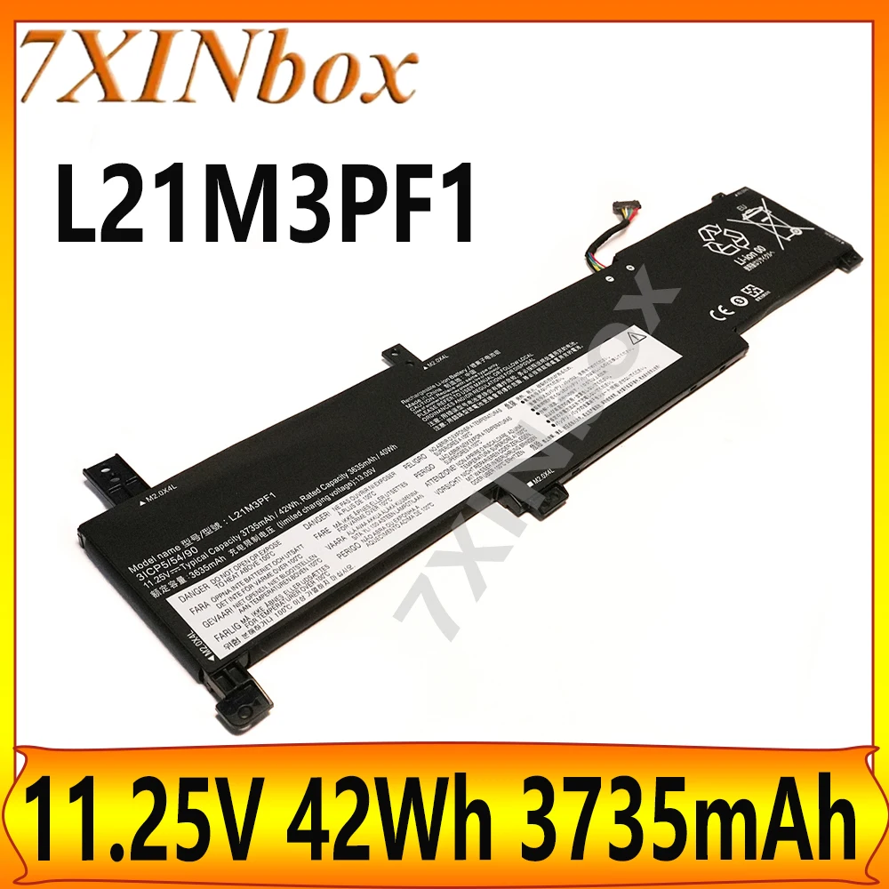 

7XINbox L21M3PF1 L21M3PF0 11.25V 42Wh 3735mAh OEM Laptop Battery For Lenovo IdeaPad 1 14ADA7 14ALC7 14IAU7 15ADA7 15ALC7 Series