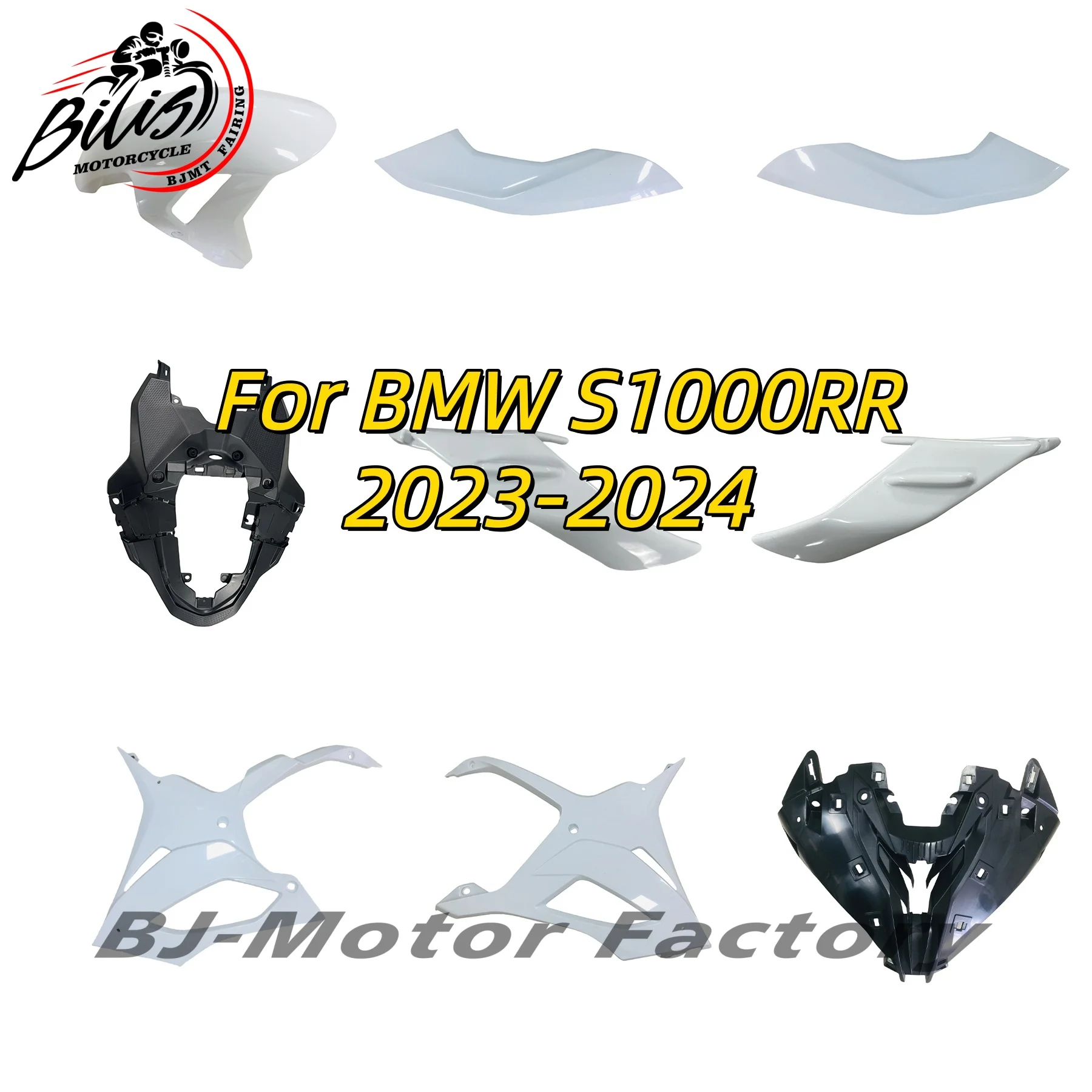 

Fender Side Panel Fairing Kit Winglets Fuel Tank Guard For BMW S1000RR 2023 2024 Motorcycle Accessories