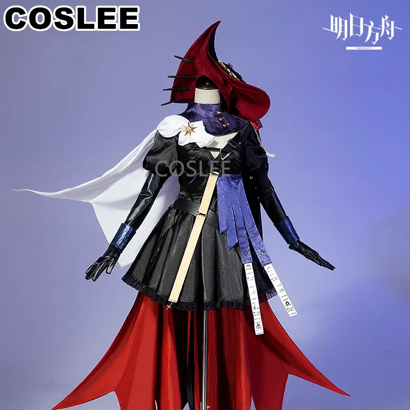 COSLEE Arknights Specter The Unchained Cosplay Costume Game Suit Gorgeous Dress Halloween Party Outfit Role Play Clothing XS-3XL