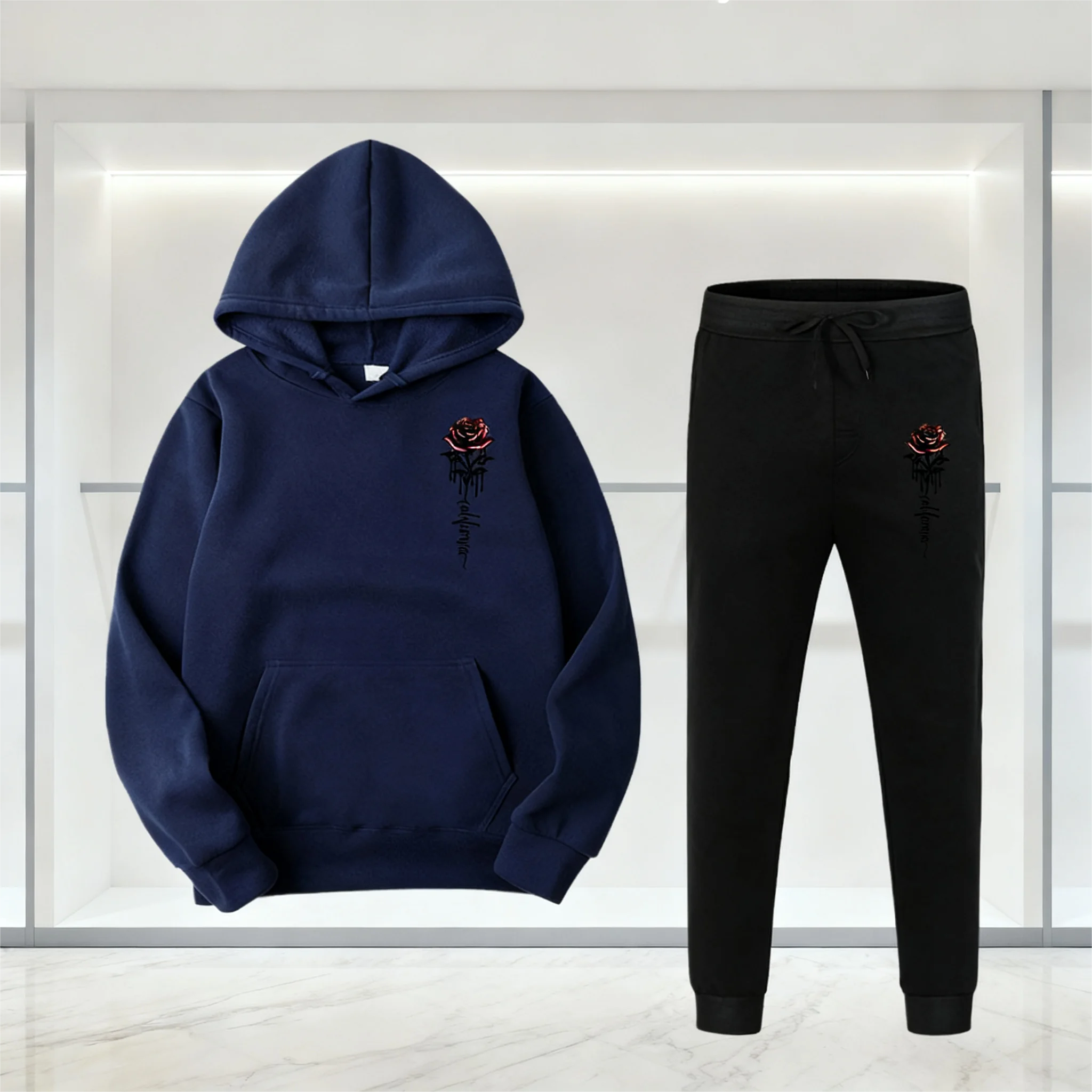 

Men's Tracksuit Hooded Casual Hot Sale Single Piece Zipper Sweatshirt And Daily Single Sweatpants Comfort Outdoor Jogging Sports