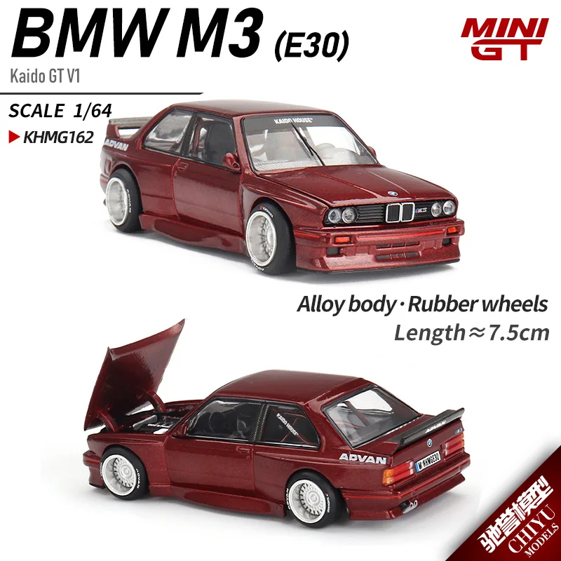 

Kaido House MINIGT 1/64 BMW BMW M3 (E30) Kaido GT V1 metal diecast cars toys for boys collect ornaments car models