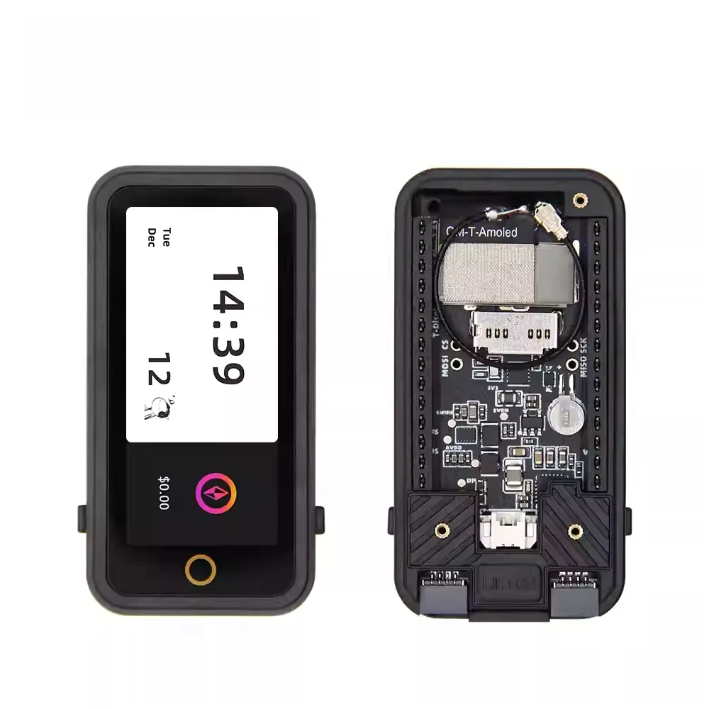 lilygo-®-placa-de-desarrollo-t-display-s3-amoled-plus-esp32-s3-con-pmu-rtc-y-ranura-para-tarjeta-sd