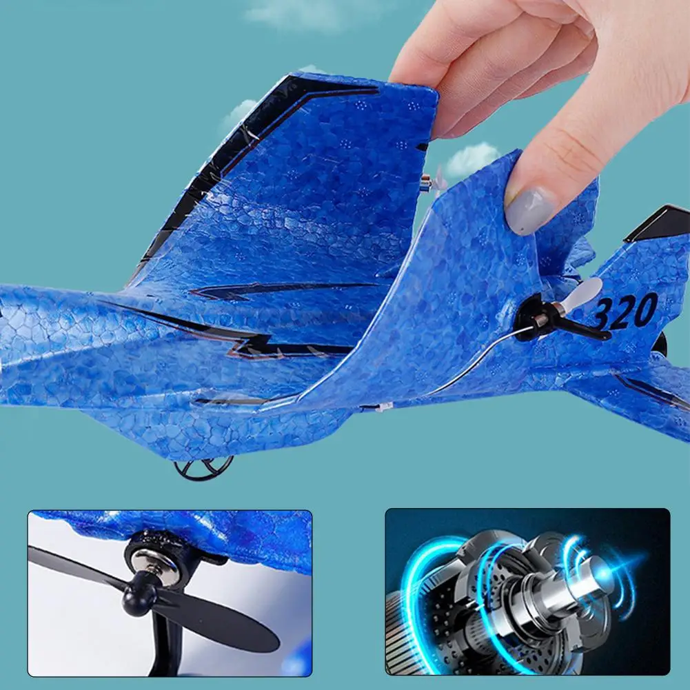 RC Foam Aircraft SU-35 Plane 2.4G Radio Control Airplane Control Fighter Foam Boys Plane Toys Remote Foam Pla O3L6