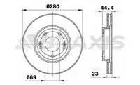 Store code: AE0620 for brake disc mirror I30 2011 CEED