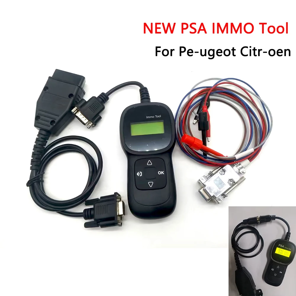 For PSA IMMO Tool for Peu-geot Citro-en from 2001 to 2018 PIN Code Reader Mark Key Simulator IMMO Emulator VS FNR Key Simulator