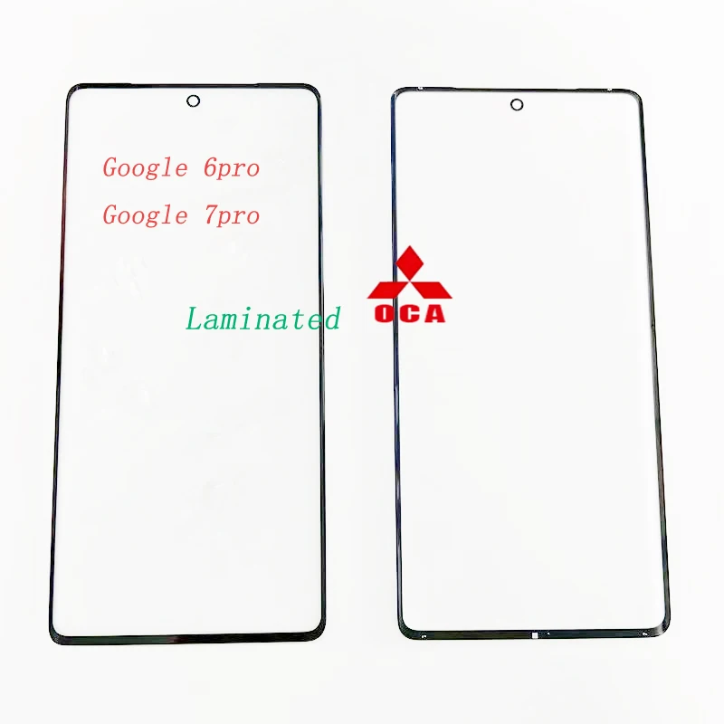 

A + для Google Pixel 6pro 7pro 8pro ЖК-дисплей сенсорный передний Внешний стеклянный объектив + OCA клей запасные части