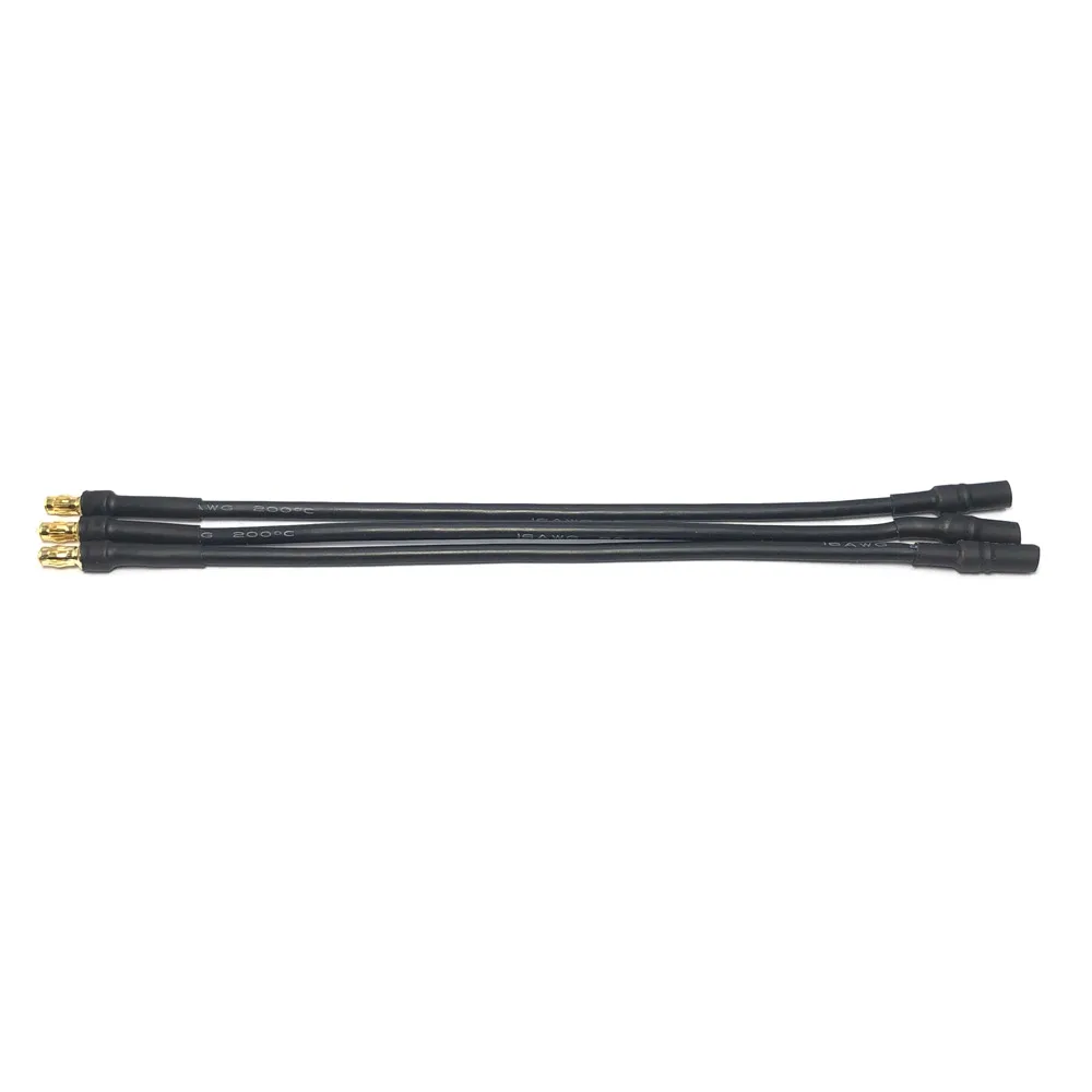 YSIDO 3.5mm 4.0 6.5 Banana Connector Extension Wire 150mm 200mm for RC Drone Car 3650 3660 4274 Motor 30A 40A ESC DIY Parts