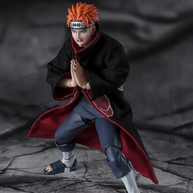 متوفر في المخزون بانداي الأصلي S.H.Figuarts SHF ناروتو PAIN TENDO The Rinnegon of the Six Patks Edition أنيمي عمل الشكل لعبة هدية #5
