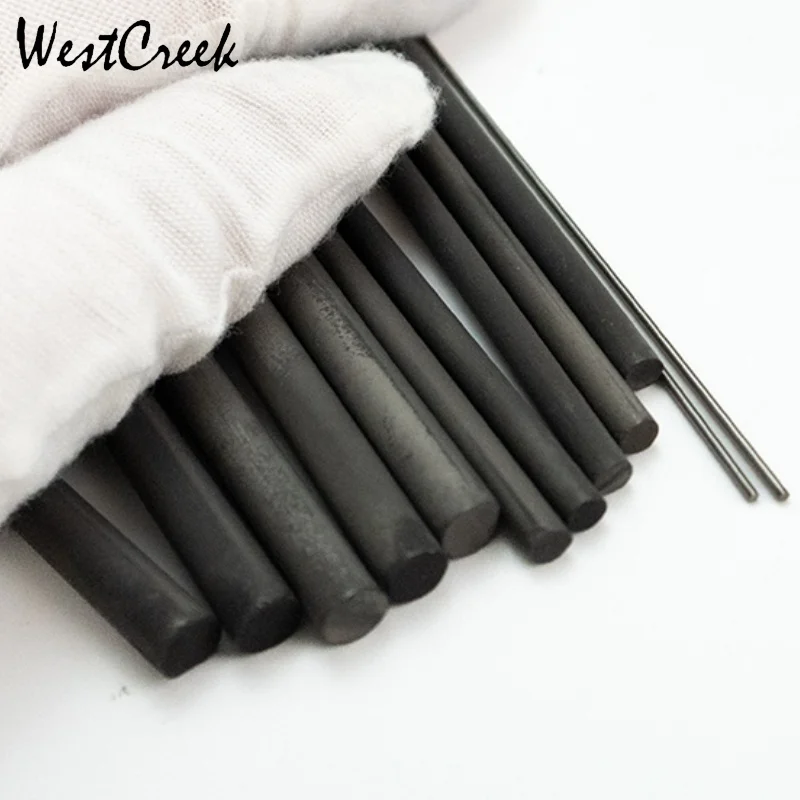 WESTCREEK Black Zirconia Ceramic Wear-resistant Insulation High Temperature Resistant Plunger Corrosion-resistant Stirring Rod