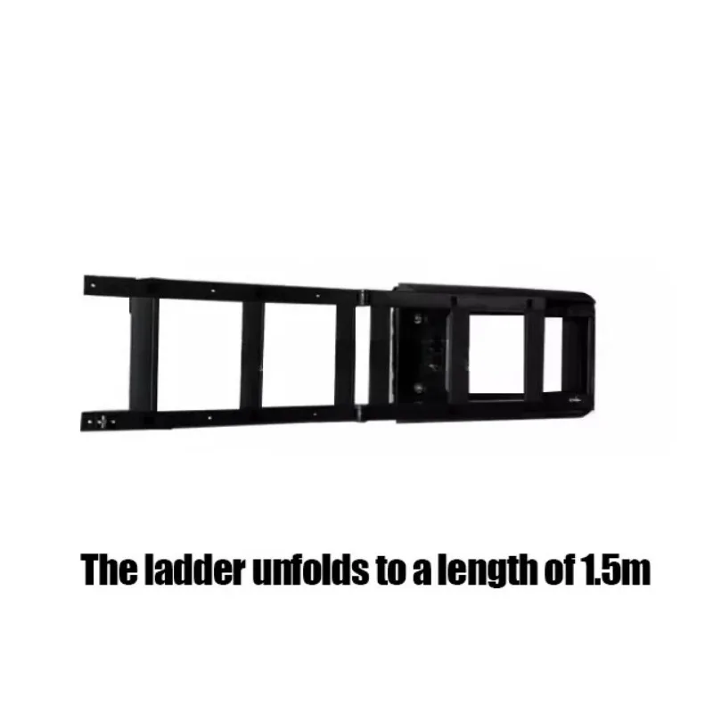 وصول جديد الألومنيوم الجانب تسلق سلم قابل للطي لملحقات المسافر Jetour T2 #1