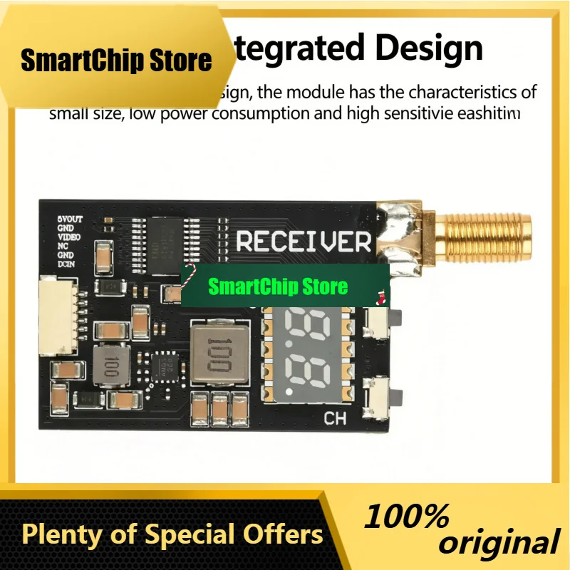 SmCpRX3364-CPB 3.3G Analog FPV AV Transmitter Receiver Wireless Audio Video Image Transmission Module