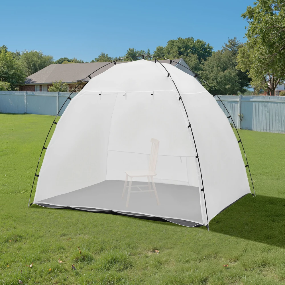 Oxford Portable Spray Painting Tent: Quick and Easy To Set Up; Spacious Interior; Spray Painting Workbench; Spray Masking Tent with Built-in Floor and Mesh Screen; Upgraded Quality; Good Ventilation; Suitable for Cabinets, Chairs, Tables, Etc.