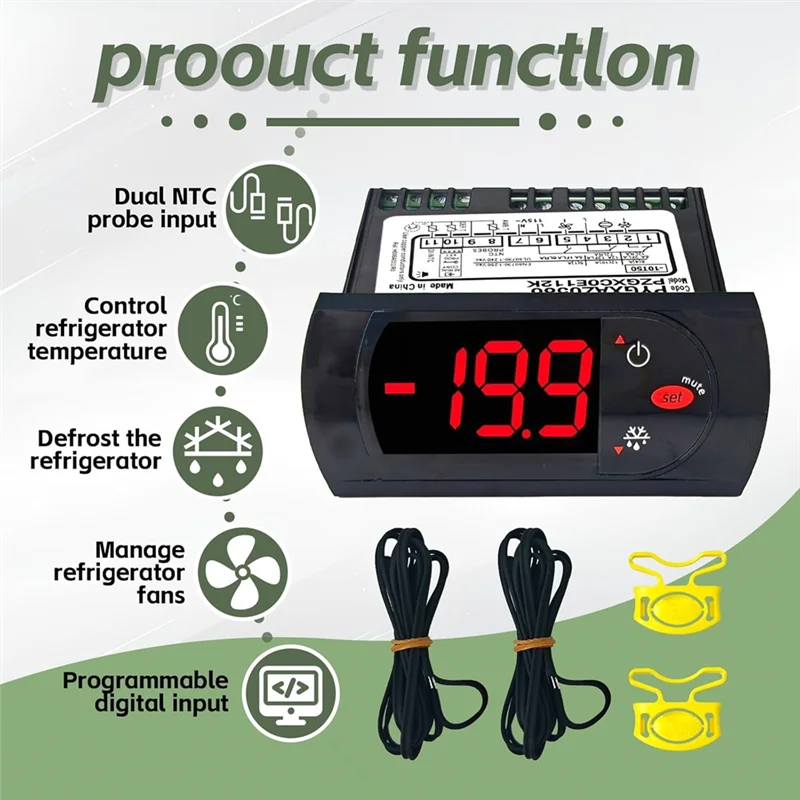 

N01R-PZGXC0E112K цифровой термостат контроля температуры подходит для уличного оборудования Carel/основного использования с датчиками температуры 115 В