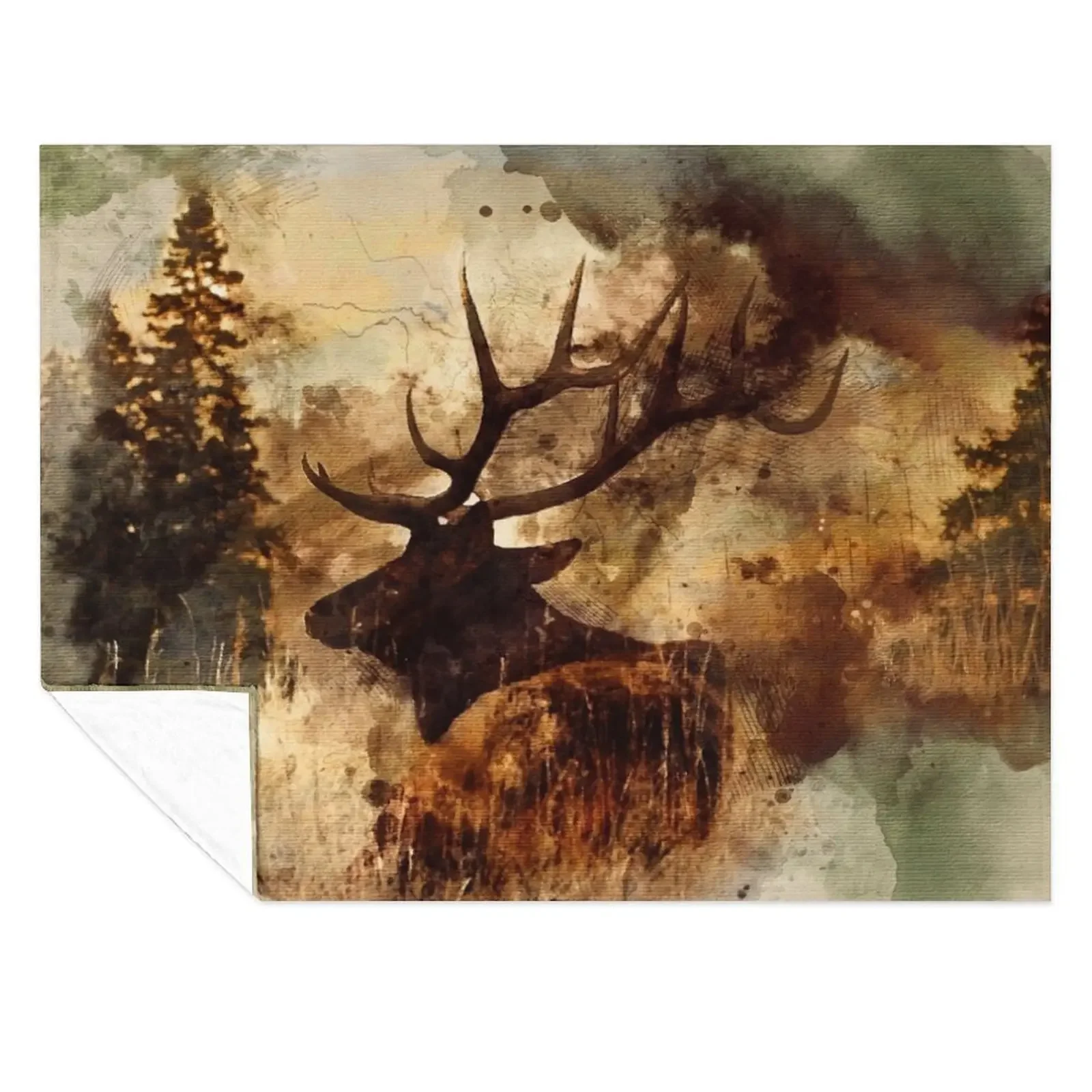 

Elk Throw Blanket Polar Sofas Blankets For Bed Cute Blankets