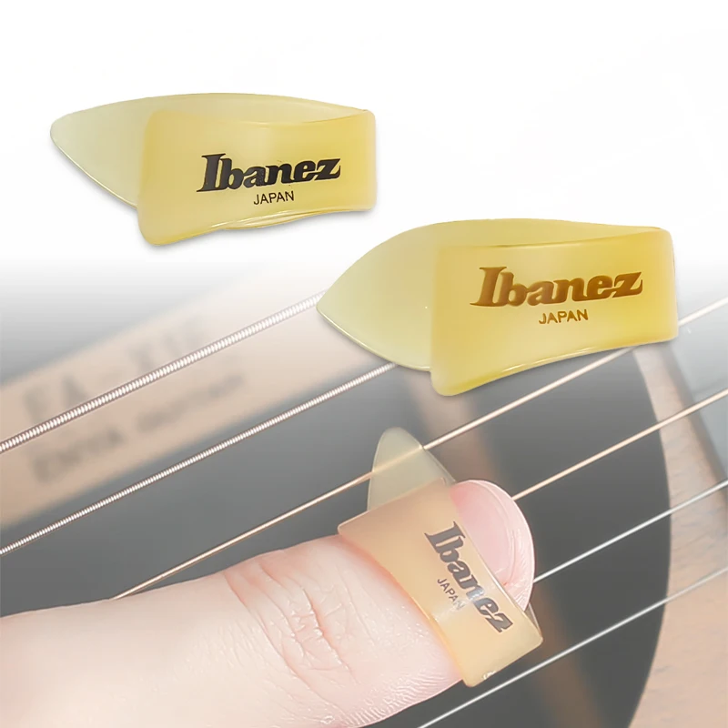 Ibanez Guitar Picks Thumb Picks 1.0 mm Medium/Large Size ULTEM Material Made in Japan, Guitar Accessories