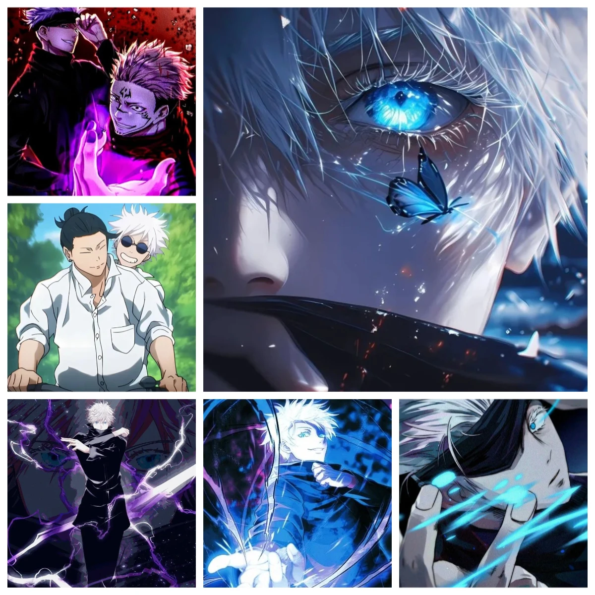 Rompecabezas de Gojo Satoru de 1000 Piezas, Decoración para el Hogar, Juegos de Rompecabezas para Adultos, Diversión Familiar, Rompecabezas de Piso, Juguetes Educativos para Niños