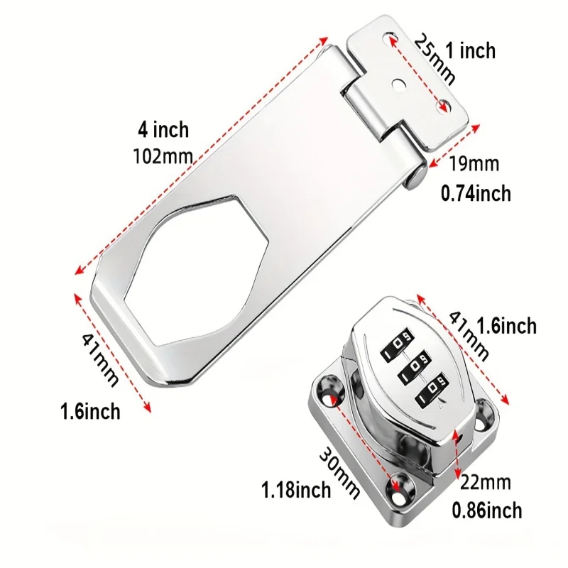 أقفال مجموعة مضادة للسرقة بدون مفتاح قفل بكلمة مرور لخزانة الأمان المحلية لأقفال الأبواب وخزائن الأحذية والأدراج وخزائن الملابس