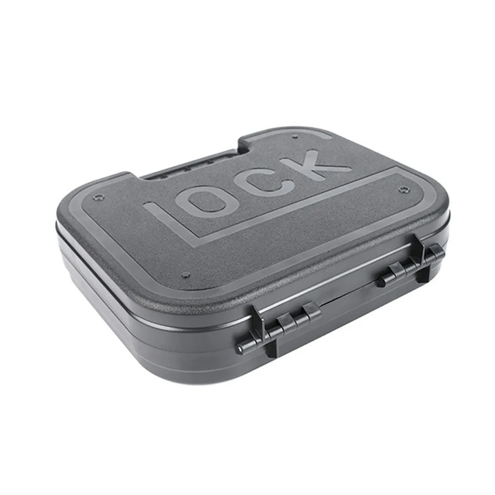 Tactical Glock Storage Box Gun Pistol Hard Case Safety Portable Paintball Hunting Airsoft Accessories Plastic Suitcase Weapon