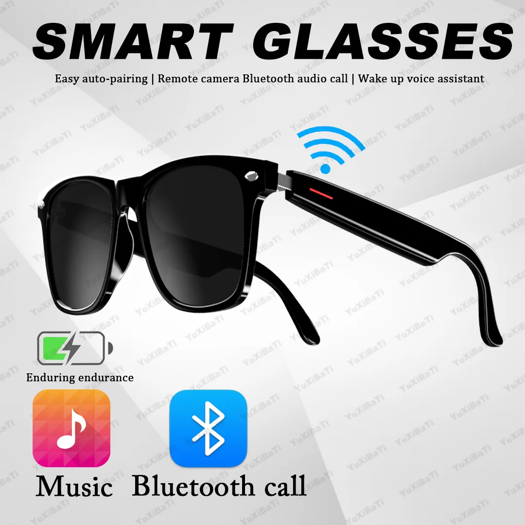 New Bluetooth Smart Glasses Wireless Sunglasses Open Ear Headsets Waterproof Hands Free Calling Sunglasses For Xiaomi Men Women