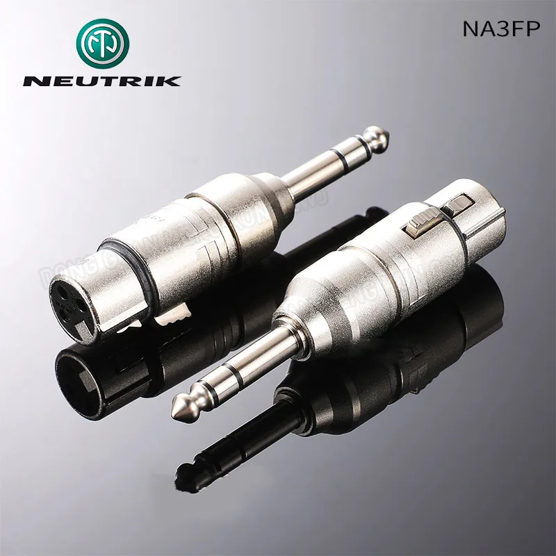 

NA3M5F 3-core XLR Female - RCA/ Record Player Plug RCA Male Balanced To Unbalanced Original Matching Connector