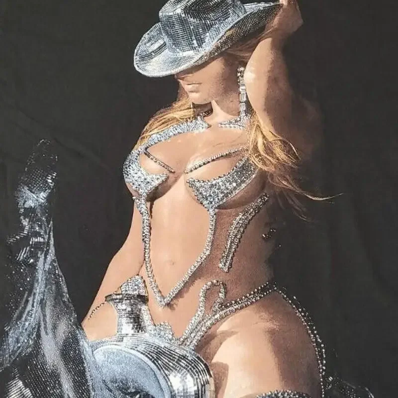 Beyonc Official Renaissance World Tour Merch Disco Cowboy Hat T Shirt