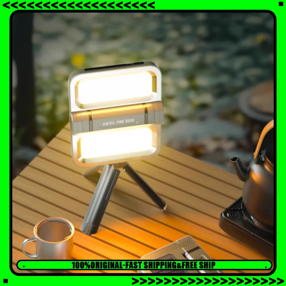 

LEM E50 Лампа для кемпинга Перезаряжаемая лампа для кемпинга Непромокаемая уличная лампа с дистанционным управлением 1800LM 3000 мАч Складной магнитный фонарь