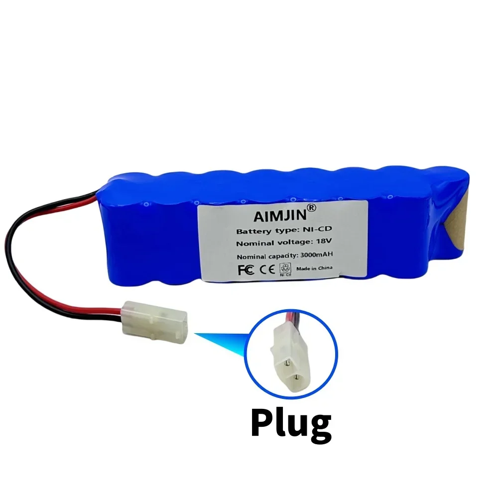 18 فولت بطارية حزمة 9000 مللي أمبير الأصلي Ni-CD قابلة للشحن مكنسة كهربائية استبدال بطاريات ل روينتا RH8771 لتيفال إعصار