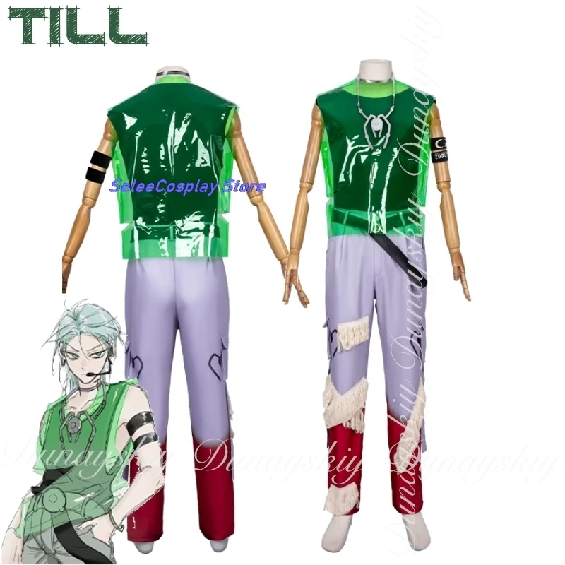 

Хэллоуин ALIEN STAGE аниме Till косплей R7 сцена с серебряным париком с женщинами карнавальные наряды ролевые игры