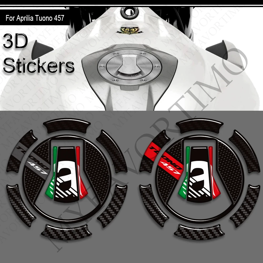 

For Aprilia Tuono 457 2025 2026 Motorcycle Tank Pad Cap TankPad Bike Grips Gas Fuel Oil Kit Knee 3D Stickers Decals Protection