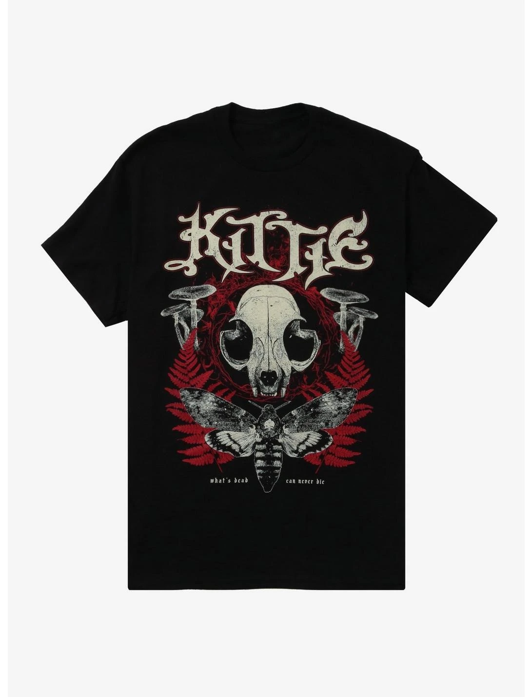 

Kittie What_s Dead Can Never Die Graphic Printing Summer Luxury Brand Cotton Men's and Women's T-Shirts Short Sleeves Street