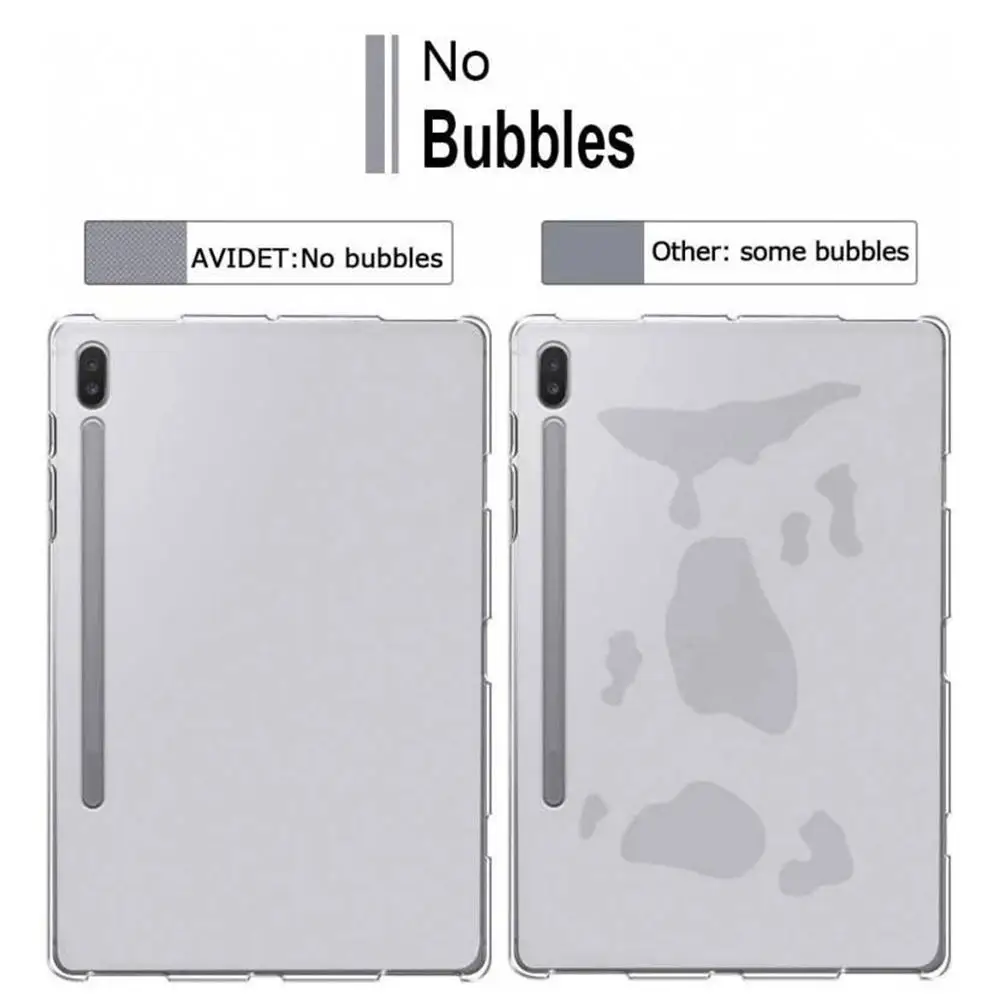 For Samsung Tab S9 S9+S9 Ultra Tablet Protective Case White / Black Anti Drop Frosting Soft Silicone Shell Protective Cover