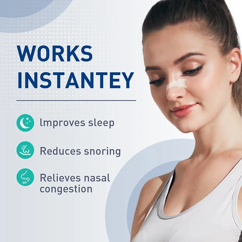 Extra Strength Sport Nasal Strips 30/90/150/300 PCS Breathable Anti-Snoring Non-Invasive Sleep Aid for Adults And Children