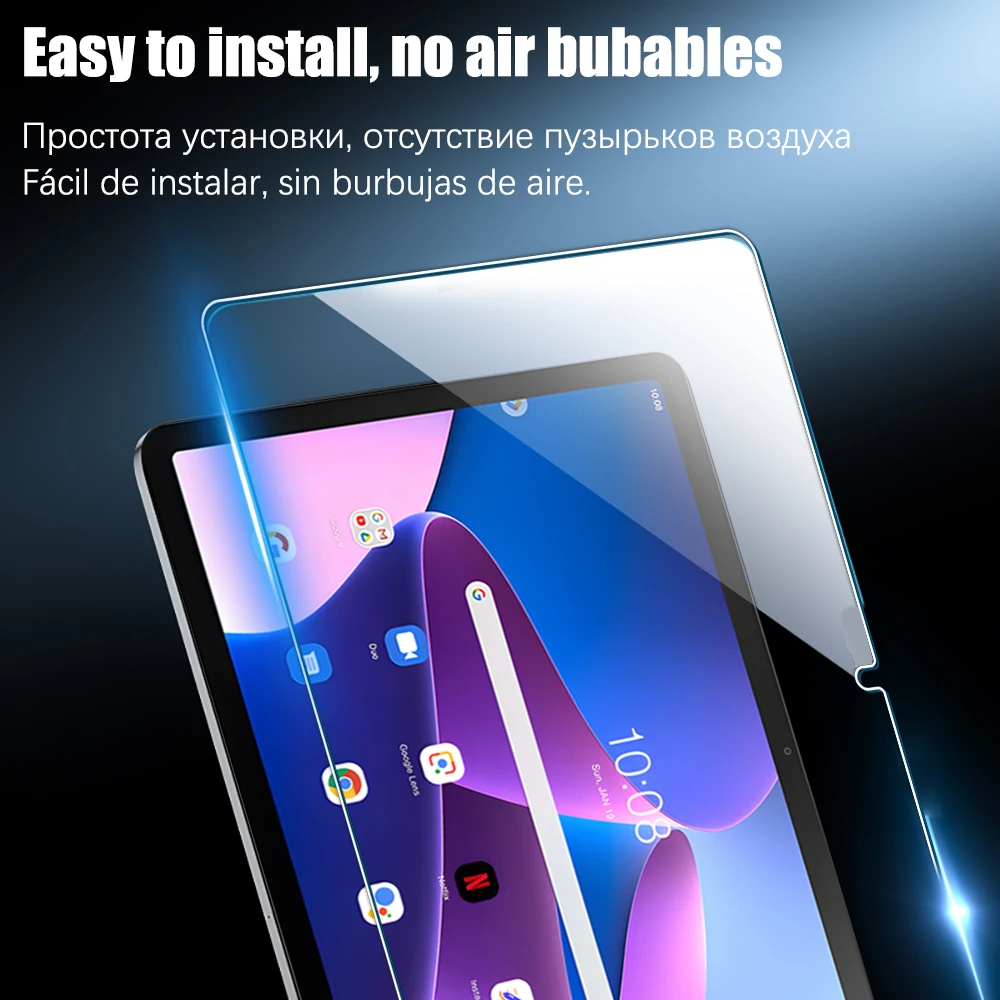 2Pcs Tempered Glass For Lenovo Tab M10 Plus 3rd Gen M11 Screen Protector For Lenovo Tab M11 M10 3rd Gen Plus Tablet Film image 3