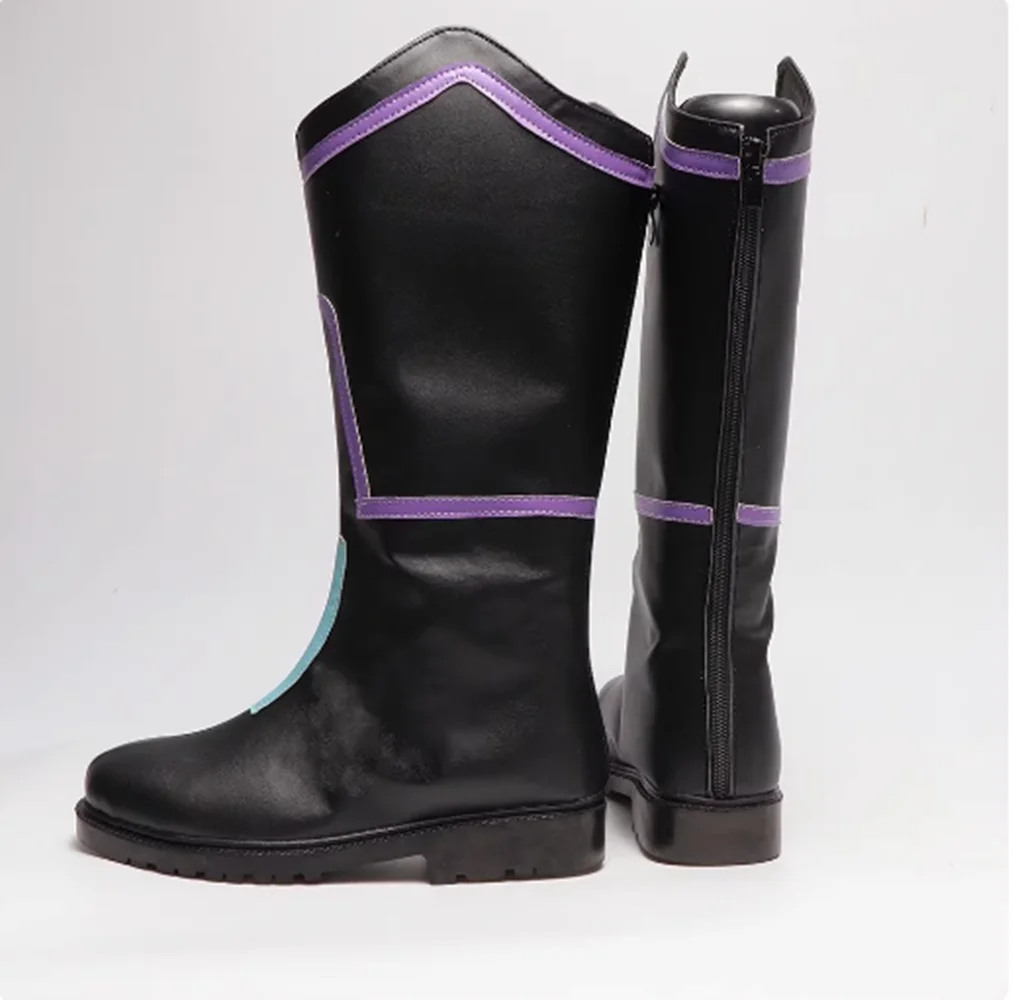 Unisex Anime Cos Neptune Cosplay Costumes Shoes Boots Custom Size