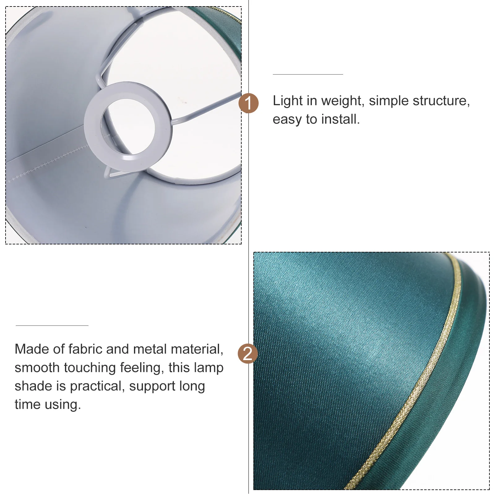 

Fabric Lampshade Desk Light Lampshades for Little Clip Cover Floor Replace Replacement Table