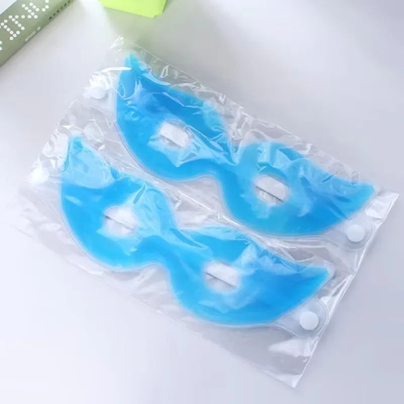 Reusable Gel Ice Eye Mask Soft Cold Therapy Eye Cover Comfortable Sleep Blindfold for Puffy Eyes Fatigue Relief Home Travel Use