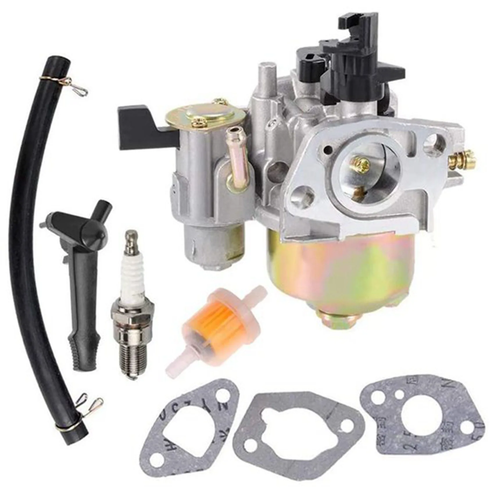 

T-Top-Rated-Motor Mower Carburetor Horizontal Engine Carburetor Kit For GX120 GX160 GX168 GX200 5.5HP 6.5HP