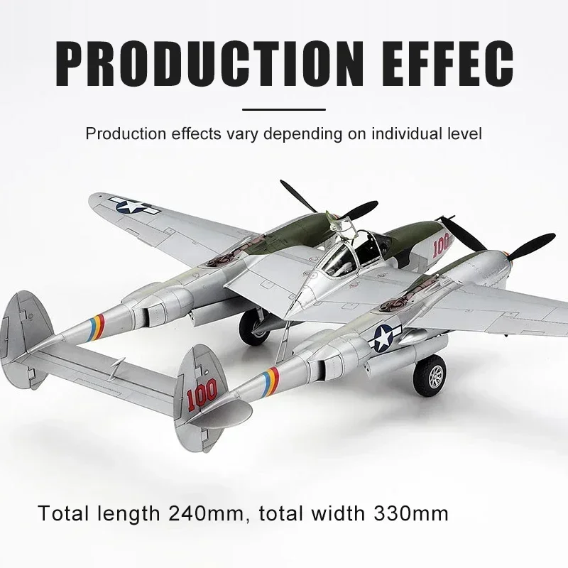 1/48 assembly model TAMIYA   61123 Lockheed (R) P-38J Lightning Bomber-Scale Model Kit