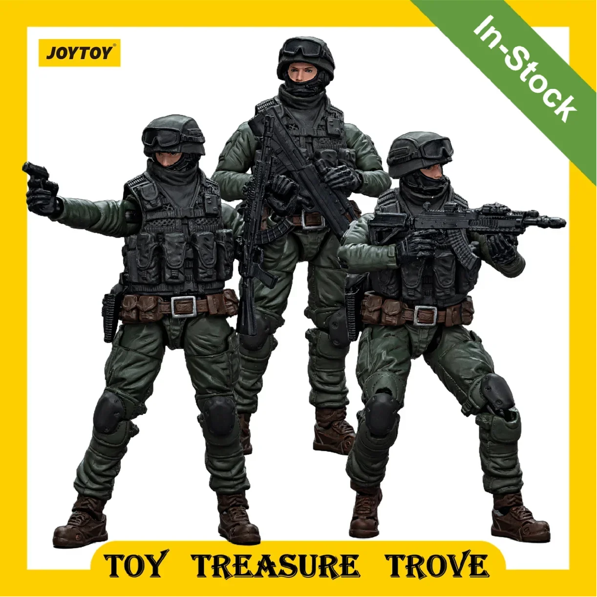 [In-Stock] JOYTOY 1/18 Action Figure Russian CCO Special Forces Sniper Gunner Demolition Expert Anime Model Toy